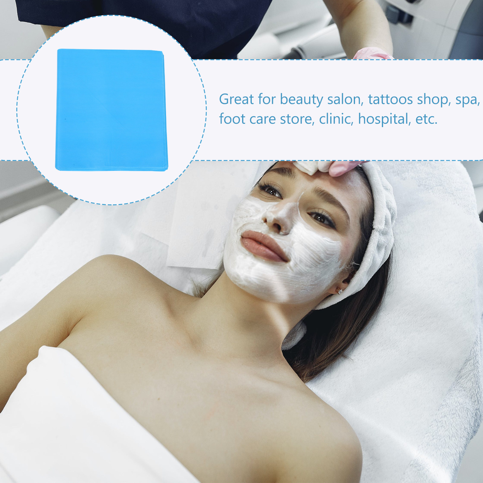 100 листов одноразовых полотен – обзор и цена Foot Spa