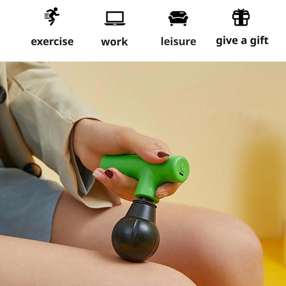 Портативный мини-массажер для  – обзор и цена Massage Gun