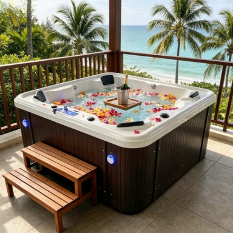 Акриловая гидромассажная ванна – обзор и цена Hot Tub