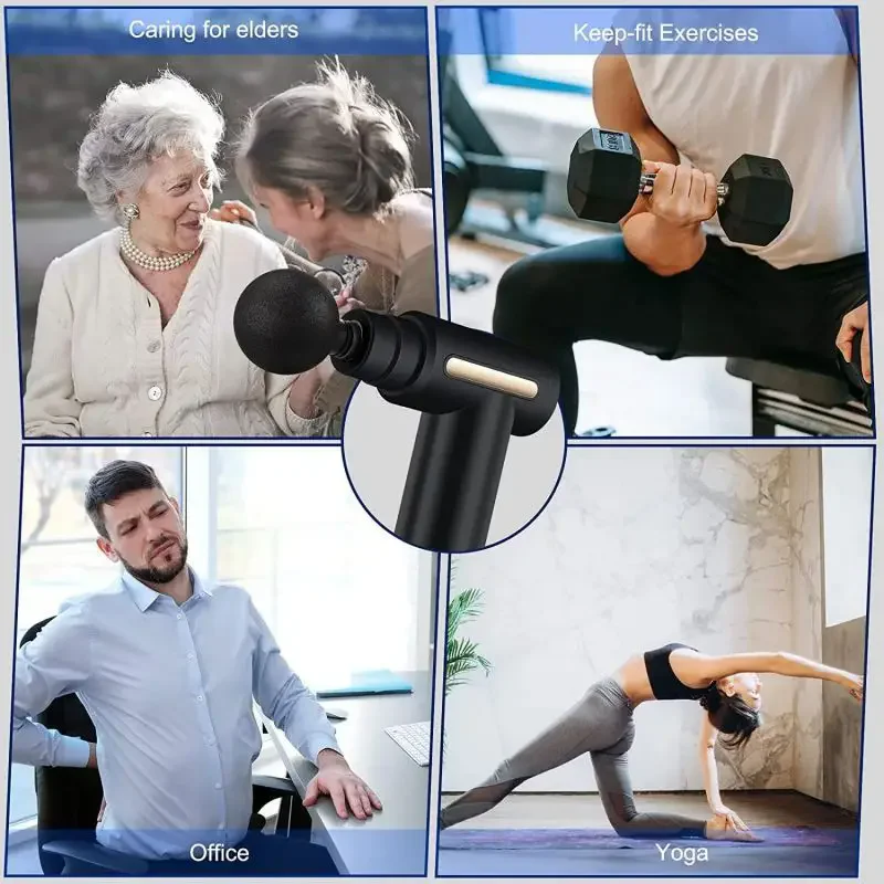 Портативный фасционный пистоле – обзор и цена Massage Gun