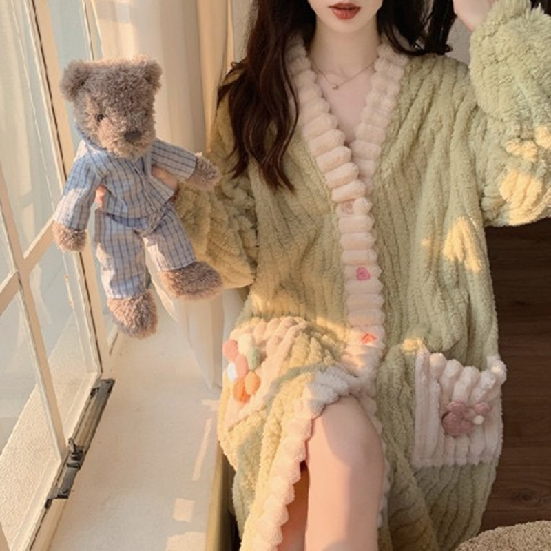 Женский утолщенный теплый хала – обзор и цена Bathrobe